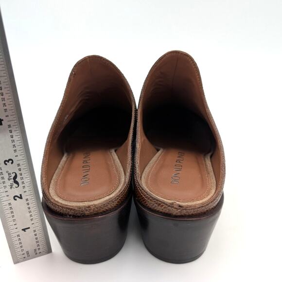 Donald Pliner Mindy Distressed Suede Western Mules Women's Size US6M EU37 - Picture 4 of 13